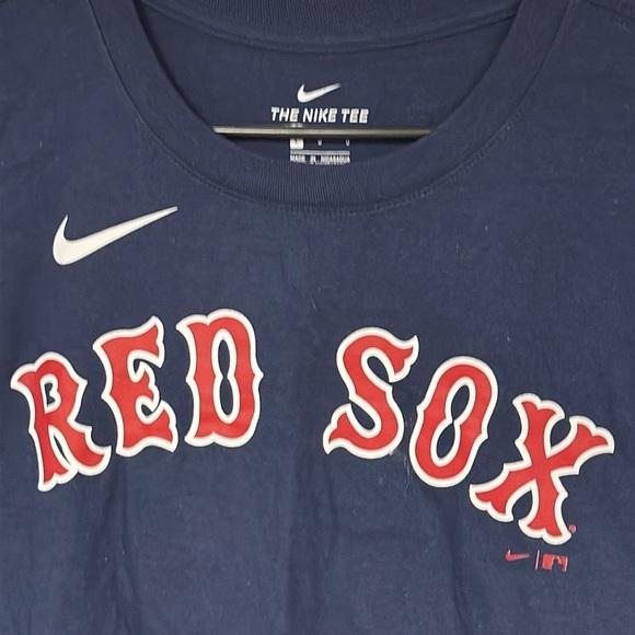 Men's Nike Red Sox T-Shirt #2 Bogaerts - Size Large NWT NEW! - Picture 6 of 6